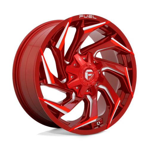 Fuel 1PC D754 REACTION CANDY RED MILLED 20X9 8X6.5 ET +20 CB 125.1