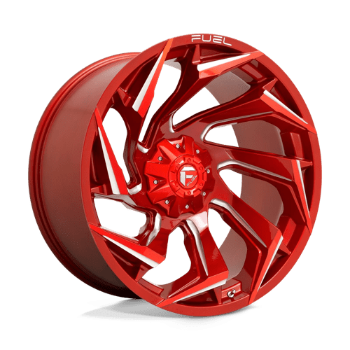 Fuel 1PC D754 REACTION CANDY RED MILLED 24X12 5X5.0/5.5 ET -44 CB 87.1
