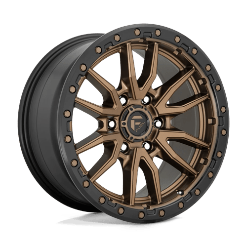 Fuel 1PC D681 REBEL MATTE BRONZE BLACK BEAD RING 20X9 6X5.5 ET +1 CB 106.1