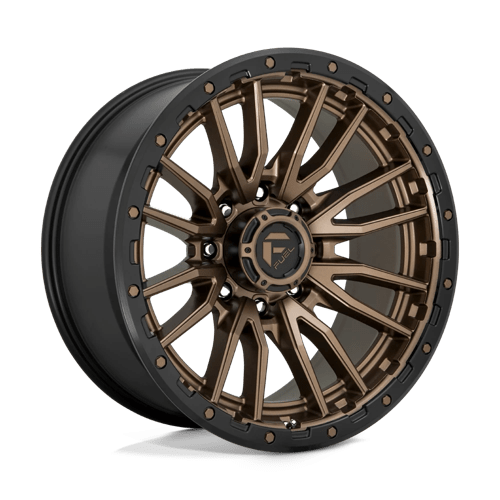 Fuel 1PC D681 REBEL MATTE BRONZE BLACK BEAD RING 22X10 8X170 ET -18 CB 125.1