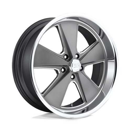 US Mag 1PC U120 ROADSTER MATTE GUNMETAL MACHINED 20X9.5 5X4.75 ET +1 CB 72.56