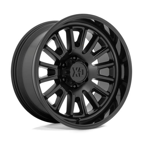 XD XD864 ROVER SATIN BLACK W/ GLOSS BLACK LIP 20X9 6X5.5 ET +18 CB 106.1