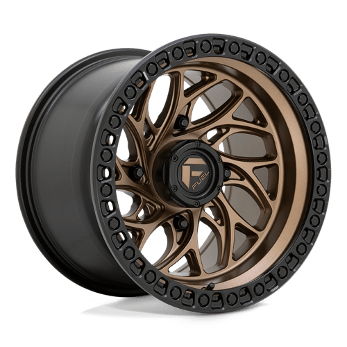 Fuel UTV D777 RUNNER UTV BRONZE W/ BLACK RING 15X10 4X137 ET +0 CB 110.1
