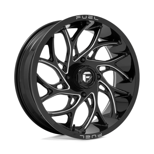 Fuel UTV D741 RUNNER UTV GLOSS BLACK MILLED 20X7 4X137 ET +13 CB 110.1