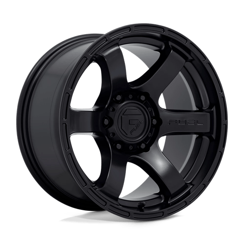 Fuel 1PC D766 RUSH SATIN BLACK 17X9 6X5.5 ET +1 CB 106.1
