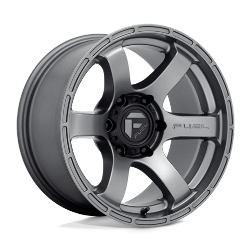 Fuel 1PC D767 RUSH MATTE GUNMETAL 17X9 6X5.5 ET +1 CB 106.1