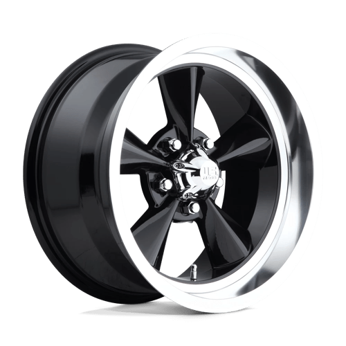 US Mag 1PC U107 STANDARD GLOSS BLACK 17X7 5X4.5 ET +1 CB 72.56