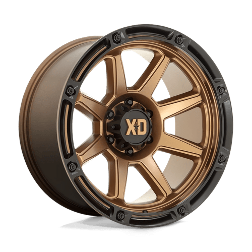 XD XD863 MATTE BRONZE W/ BLACK LIP 20X9 5X5.0 ET +18 CB 71.5