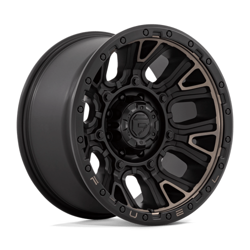 Fuel 1PC D824 TRACTION MATTE BLACK W/ DOUBLE DARK TINT 20X10 8X170 ET -18 CB 125.1