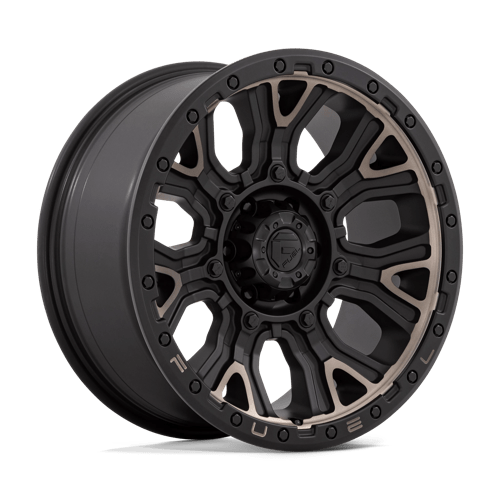 Fuel 1PC D824 TRACTION MATTE BLACK W/ DOUBLE DARK TINT 20X9 6X135 ET +1 CB 87.1