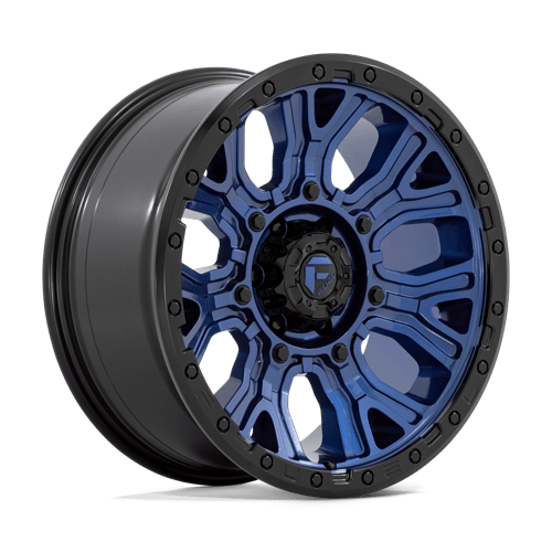 Fuel 1PC D827 TRACTION DARK BLUE W/ BLACK RING 20X9 6X135 ET +1 CB 87.1