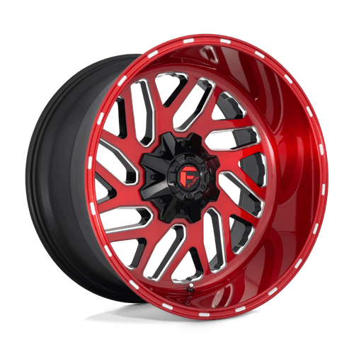 Fuel 1PC D691 TRITON CANDY RED MILLED 20X10 6X135/5.5 ET -19 CB 106.1