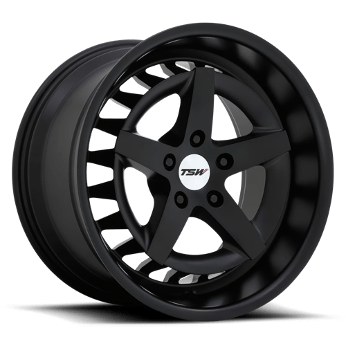 TSW DEGNER SEMI GLOSS BLACK 18X8.5 5X4.5 ET +40 CB 76.1