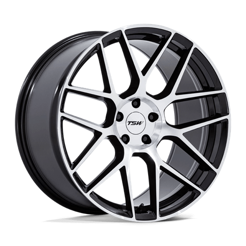 TSW TW002 LASARTHE GLOSS BLACK MACHINED 20X9 5X120 ET +27 CB 74.1