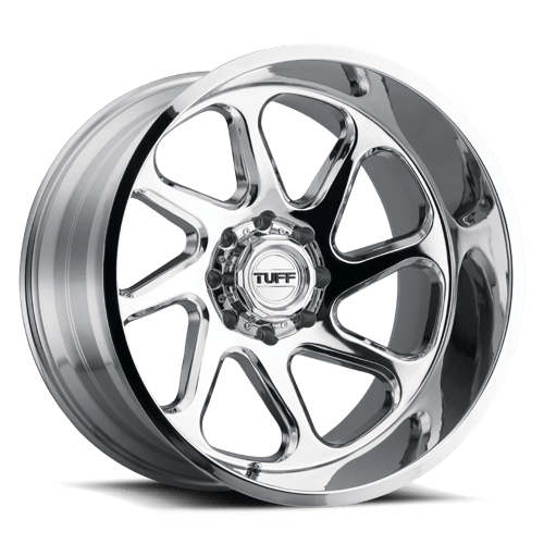 Tuff T2B CHROME 24X14 5X5.0 ET -72 CB 71.5
