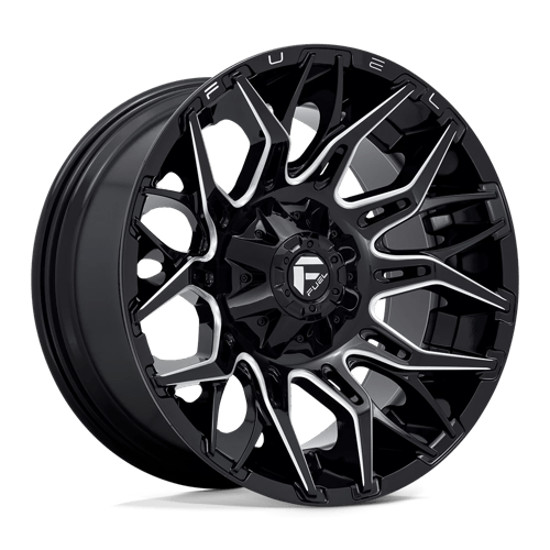 Fuel 1PC D769 TWITCH GLOSS BLACK MILLED 20X10 6X135/5.5 ET -18 CB 106.1