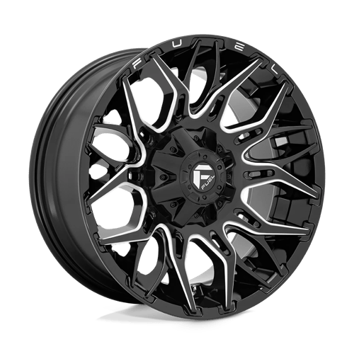 Fuel 1PC D769 TWITCH GLOSS BLACK MILLED 20X9 6X135/5.5 ET +1 CB 106.1