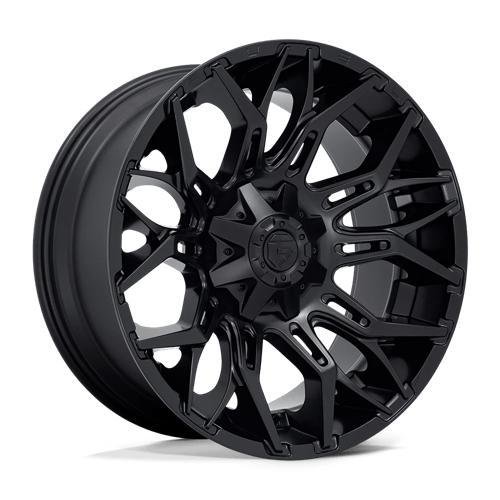 Fuel 1PC D772 TWITCH BLACKOUT 22X10 8X180 ET -18 CB 124.2