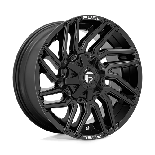 Fuel 1PC D776 TYPHOON GLOSS BLACK 20X9 8X180 ET +1 CB 124.2