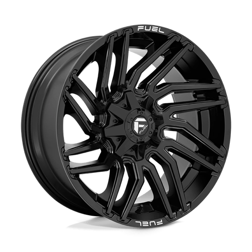 Fuel 1PC D776 TYPHOON GLOSS BLACK 22X10 8X180 ET -18 CB 124.2