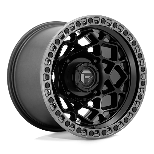 Fuel UTV D783 UNIT UTV MATTE BLACK W/ GUNMETAL RING 15X10 4X137 ET +0 CB 110.1