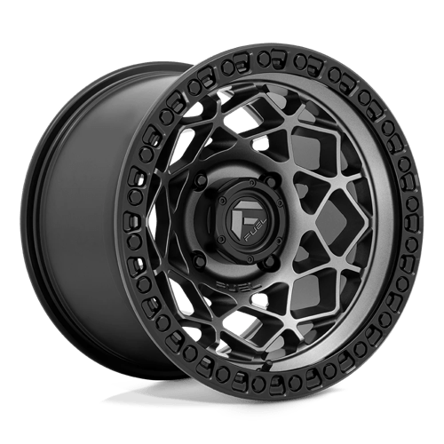Fuel UTV D784 UNIT UTV GUNMETAL W/ MATTE BLACK RING 15X10 4X156 ET +0 CB 132