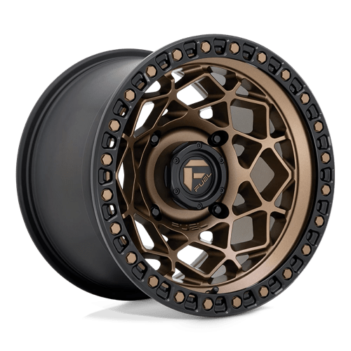 Fuel UTV D785 UNIT UTV BRONZE W/ MATTE BLACK RING 15X7 4X137 ET +10 CB 110.1