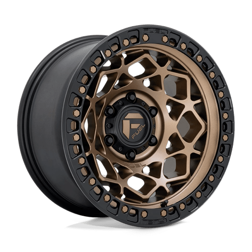 Fuel 1PC D785 UNIT BRONZE W/ MATTE BLACK RING 17X9 6X5.5 ET +1 CB 106.1