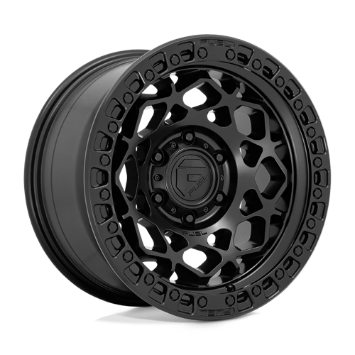 Fuel 1PC D786 UNIT MATTE BLACK W/ MATTE BLACK RING 17X9 6X5.5 ET +1 CB 106.1