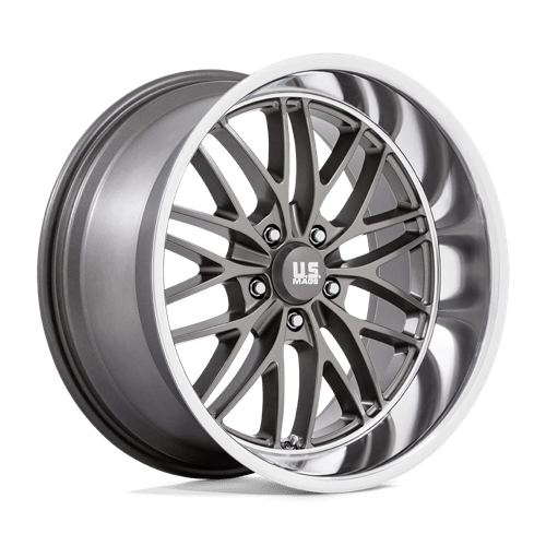 US Mag 1PC U139 SANTA CRUZ ANTHRACITE W/ DIAMOND CUT LIP 20X8.5 5X5.0 ET +6 CB 78.1