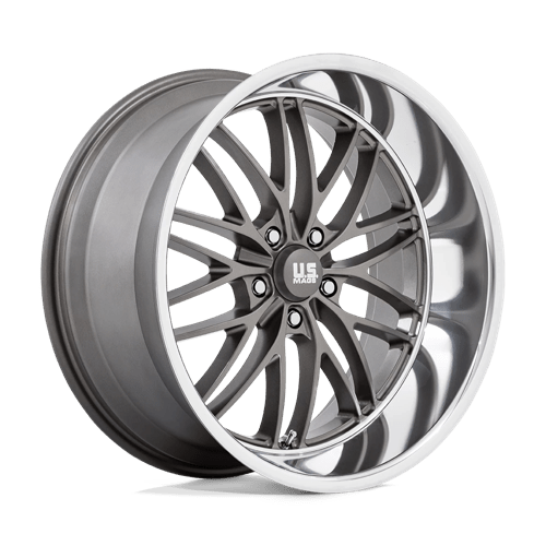 US Mag 1PC U139 SANTA CRUZ ANTHRACITE W/ DIAMOND CUT LIP 22X10.5 5X5.0 ET +0 CB 78.1