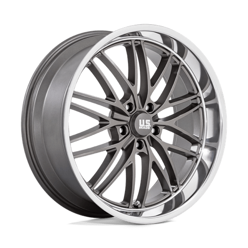 US Mag 1PC U139 SANTA CRUZ ANTHRACITE W/ DIAMOND CUT LIP 22X9 5X5.0 ET +15 CB 78.1