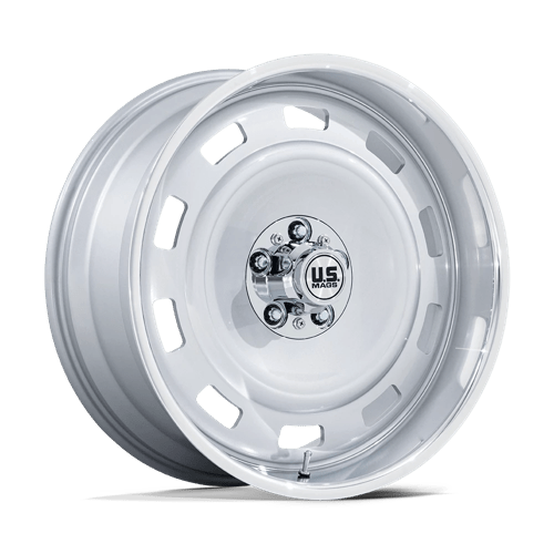 US Mag 1PC UC143 SCOTTSDALE SILVER W/ DIAMOND CUT LIP 22X10.5 6X5.5 ET +12 CB 106.1