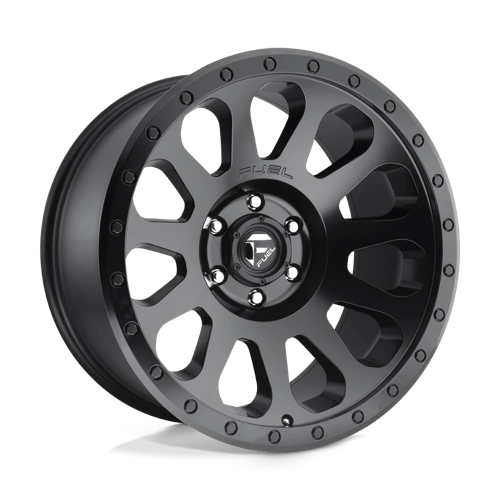 Fuel 1PC D579 VECTOR MATTE BLACK 20X10 6X5.5 ET -18 CB 108