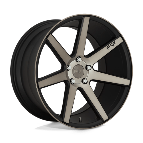 Niche 1PC M150 VERONA MATTE BLACK MACHINED 19X9.5 5X4.5 ET +35 CB 72.56