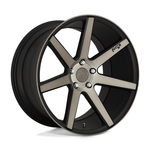 Niche 1PC M150 VERONA MATTE BLACK MACHINED 19X8.5 5X112 ET +34 CB 66.56