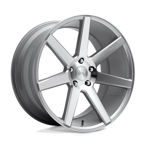 Niche 1PC M179 VERONA GLOSS SILVER MACHINED 20X10 5X4.5 ET +40 CB 72.56