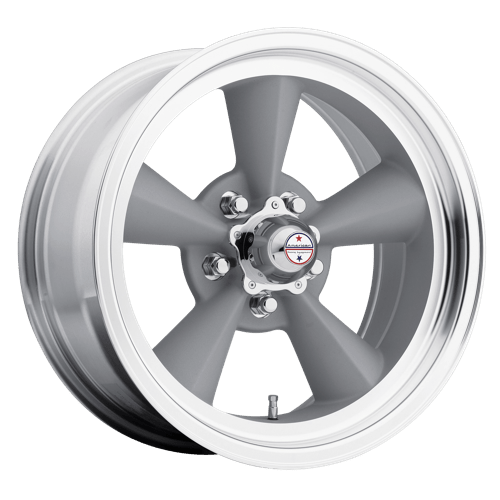American Racing Vintage VN309 TT O VINTAGE SILVER W/ MACHINED LIP 15X7 5X4.5 ET -6 CB 83.06