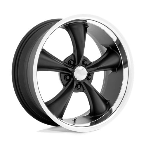 American Racing Vintage VN338 BOSS TT TEXTURED BLACK W/ DIAMOND CUT LIP 20X8.5 5X4.5 ET +2 CB 72.56
