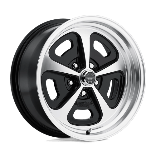 American Racing Vintage VN501 500 MONO CAST GLOSS BLACK MACHINED 17X8 5X4.75 ET +0 CB 72.56