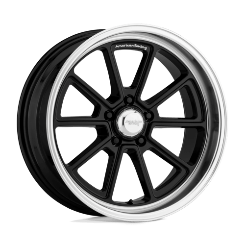 American Racing Vintage VN510 DRAFT GLOSS BLACK W/ DIAMOND CUT LIP 20X10 5X5.0 ET +6 CB 78.1