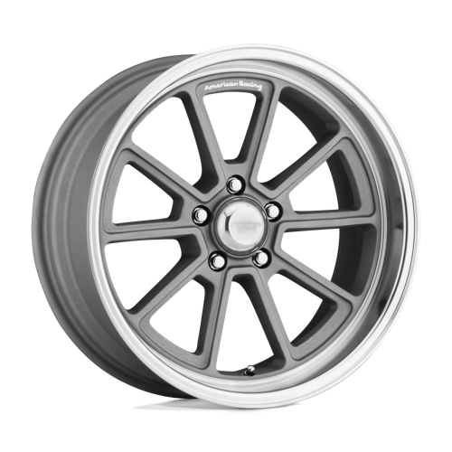 American Racing Vintage VN510 DRAFT VINTAGE SILVER W/ DIAMOND CUT LIP 20X10 5X4.75 ET +6 CB 72.56