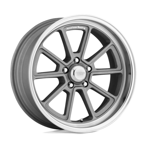 American Racing Vintage VN510 DRAFT VINTAGE SILVER W/ DIAMOND CUT LIP 20X10 5X5.0 ET +6 CB 78.1