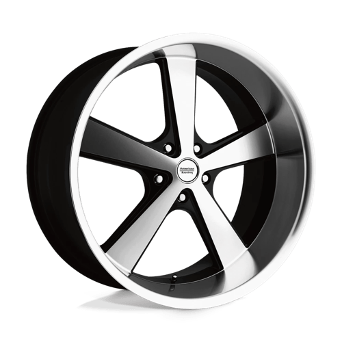 American Racing Vintage VN701 NOVA GLOSS BLACK MACHINED 22X11 5X5.0 ET +18 CB 78.1