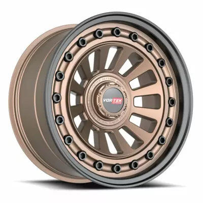 VRD-702 RADAR 20×9.5 Blank 0 Cb 78.1 Matte Bronze With Black Bolts & Lip