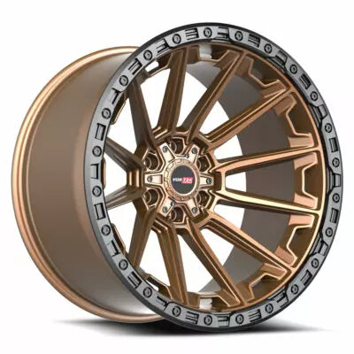 VRT-601 SPARTAN 20×9.0 6×135 6×139.7 +18 Cb 106.1 Matte Bronze With Black Bead Ring