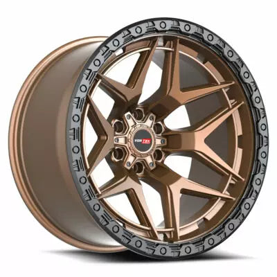 VRT-603 ATHENO 20×9.0 6×135 6×139.7 0 Cb 106.1 Matte Bronze With Black Bead Ring