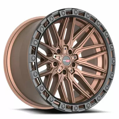 VRT-608 APOLLO 20×12 5×127 5×139.7 -44 Cb 78.1 Matte Bronze With Black Bead Ring