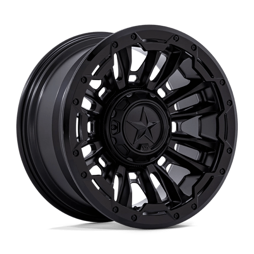 XD XD870 BOMBER MATTE BLACK W/ GLOSS BLACK RING 20X10 8X170 ET -18 CB 125.1