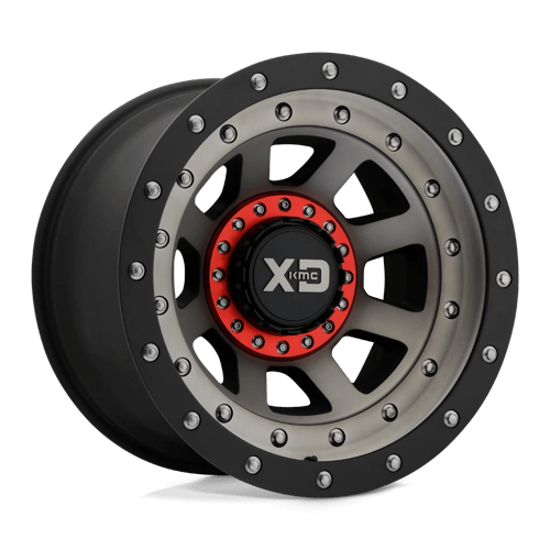 XD XD137 FMJ SATIN BLACK W/ DARK TINT 17X9 5X150 ET -12 CB 110.1